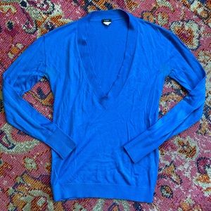 Deep V neck J. crew sweater